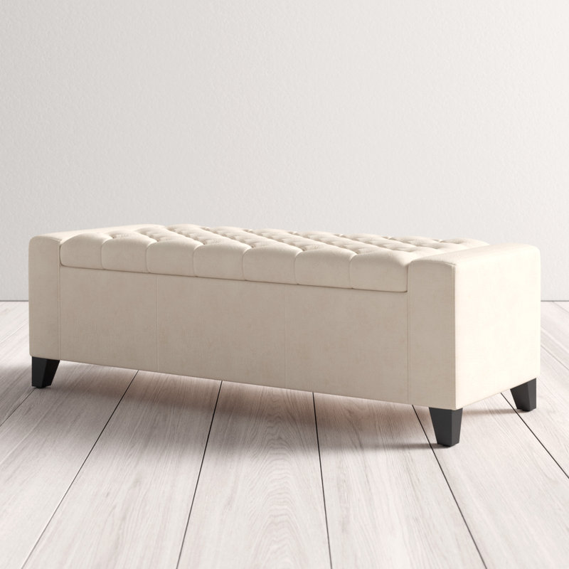 Loni Upholstered Flip Top Storage Bench & Reviews AllModern